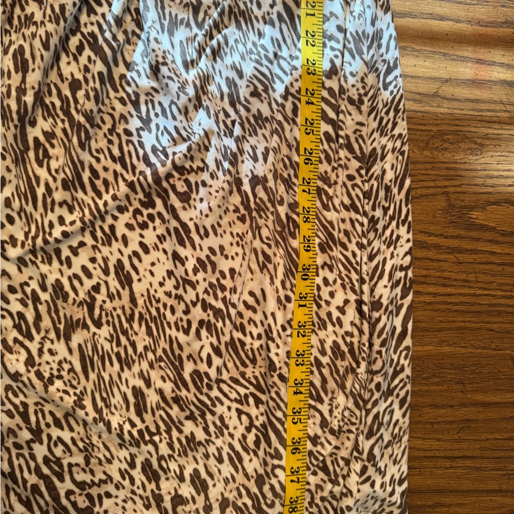 JONES NY Women’s Size 10 Leopard-print Sheath Dress Brown/ivory EUC - Picture 8 of 8